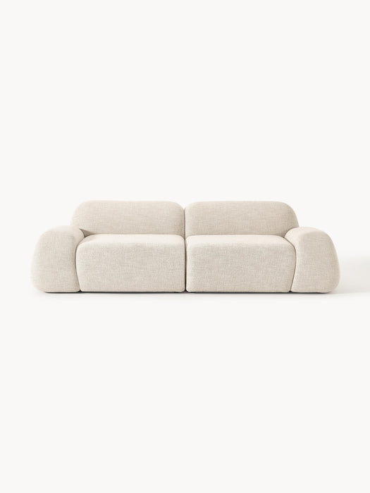 Modular Boucl Sofa Wolke 3-seater