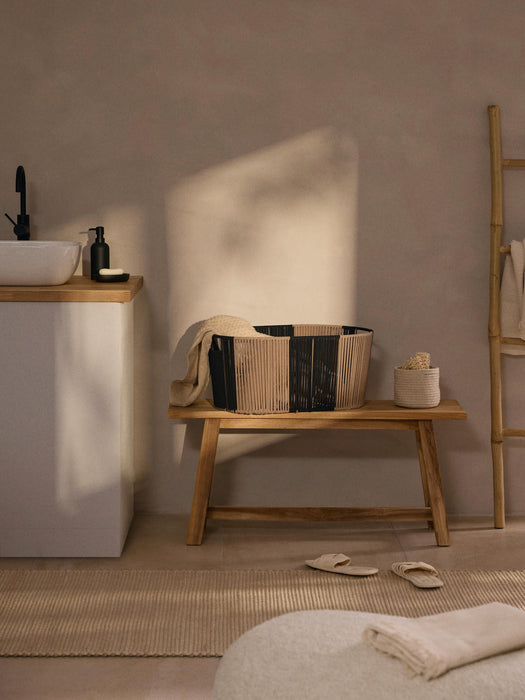 Gabe Handwoven Rope Laundry Basket