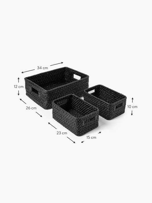 Storage Baskets Lurdes Set of 3