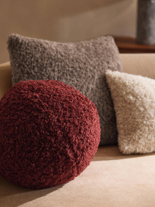Dotty Round Decorative Teddy Cushion
