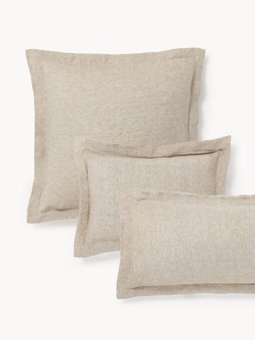Linen Pillowcase Linna with Oxford Border