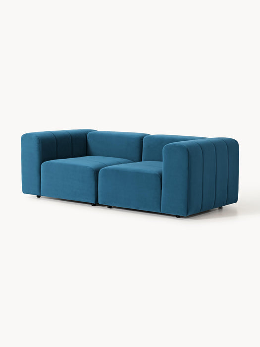 Modular Velvet Sofa Lena 2-seater