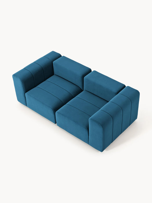 Modular Velvet Sofa Lena 2-seater