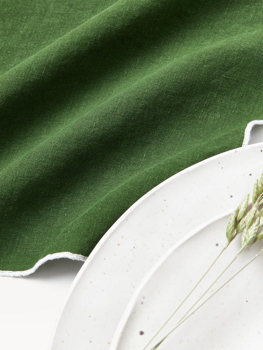 Embroidered Linen Cocktail Napkins Cosmo Set of 4
