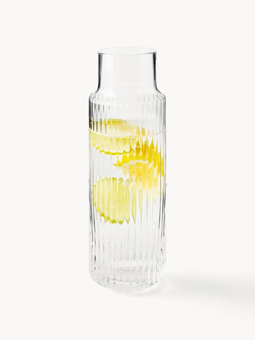 Mouth-Blown Carafe Aleo with Tumblers Set of 5