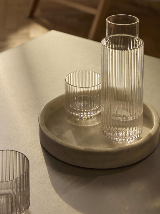 Mouth-Blown Carafe Aleo with Tumblers Set of 5