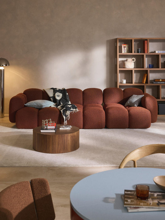 Tayla Bouclé Modular Sofa (4-seater)