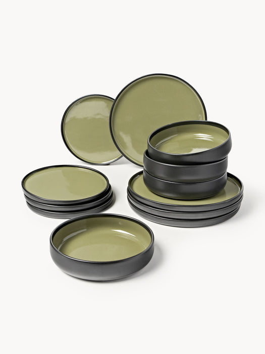 Tableware Set Ginger 4 People Set of 12