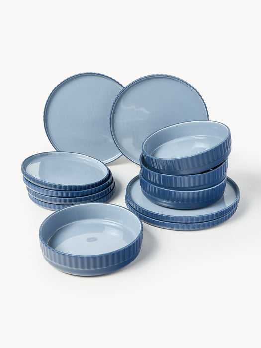 Napari Tableware Set, 4 people, Set of 12