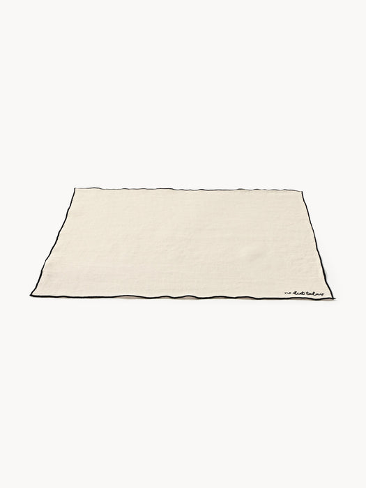 Embroidered Linen Placemats Cosmo Set of 4