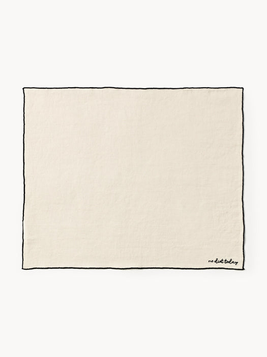 Embroidered Linen Placemats Cosmo Set of 4