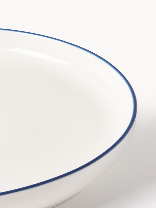 Porcelain Breakfast Plates Facile Set of 2