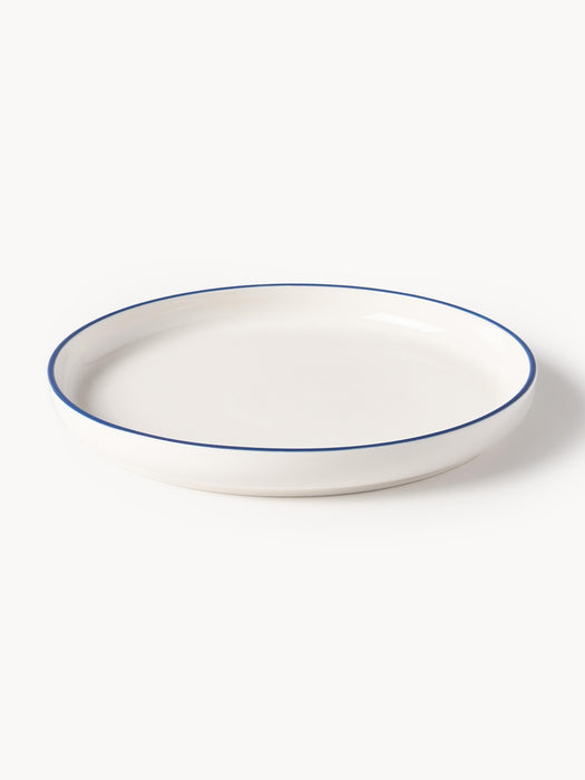 Porcelain Breakfast Plates Facile Set of 2