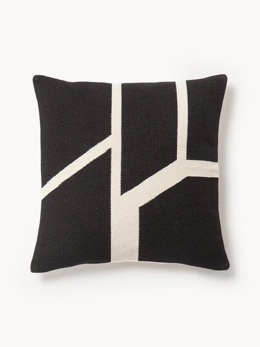 Asta Handwoven Cushion Cover with a Geometric Pattern