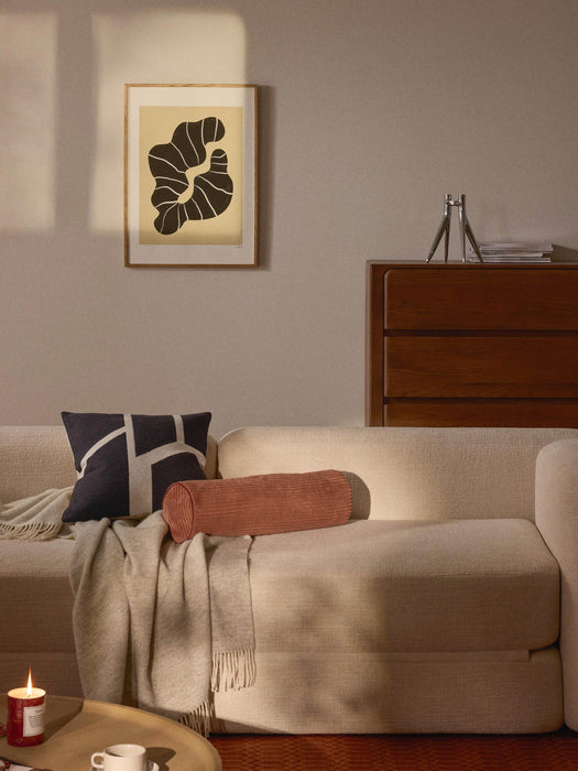 Asta Handwoven Cushion Cover with a Geometric Pattern