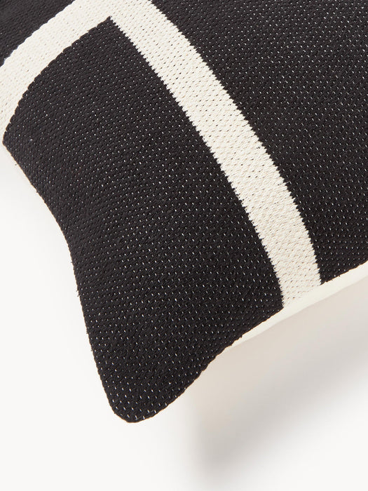 Asta Handwoven Cushion Cover with a Geometric Pattern