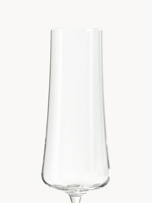 Gwenda Crystal Champagne Flutes, Set of 6