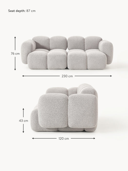 Boucl Modular Sofa Tayla 2-seater