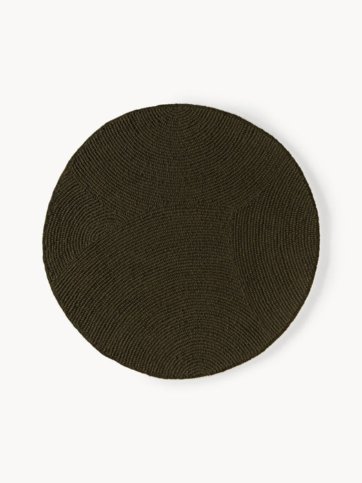 Round Hand-Tufted Wool Rug Eleni