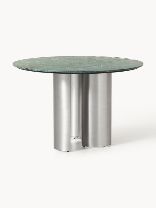 Noam Round Dining Table with Marble Table Top, Ã 120 cm