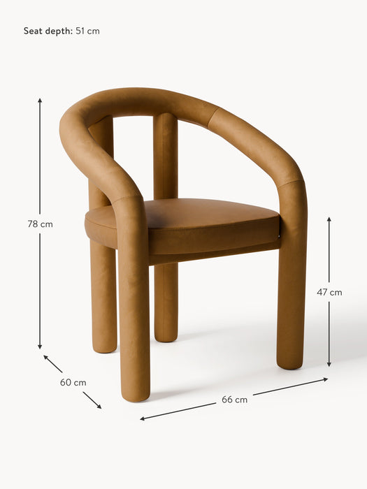 Velvet Arm Chair Calan