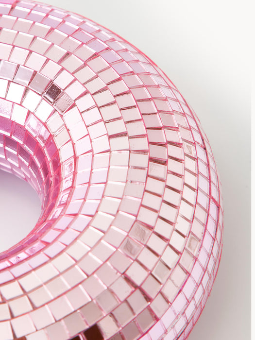 Glittering Decorative Object Disco Donut