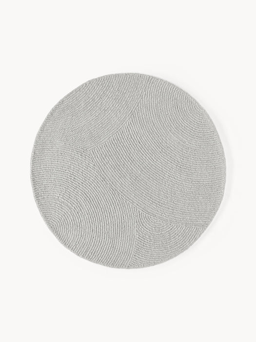 Round Hand-Tufted Wool Rug Eleni