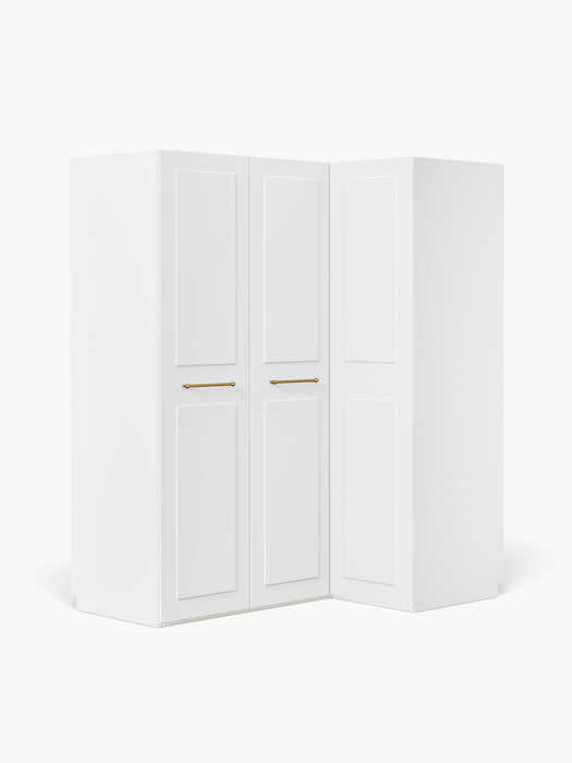 Modular Corner Wardrobe Charlotte 165 cm Wide in various sizes