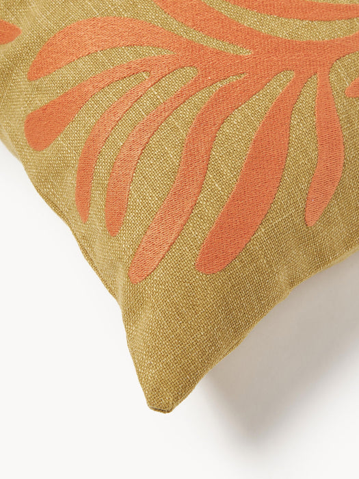 Aryna Outdoor Cushion Cover with Decorative Trim