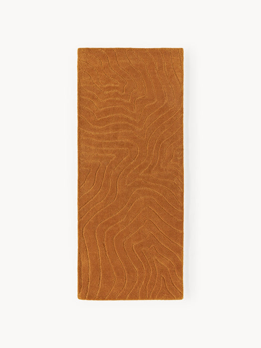 High-Low Wool Runner Aaron Hand-Tufted