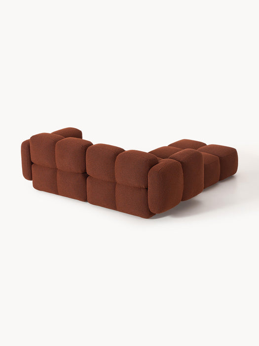 Boucl Modular Sofa Tayla 2-seater with Ottoman leftright