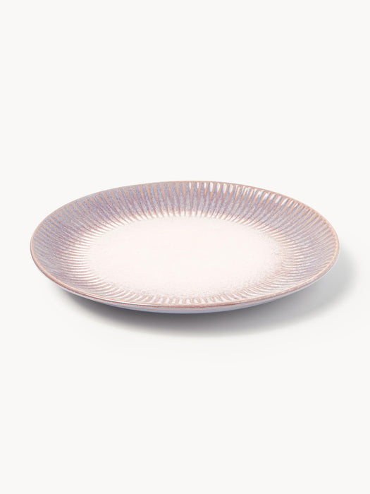Handmade Reactive Glaze Dinner Plates Vinci Set of 4