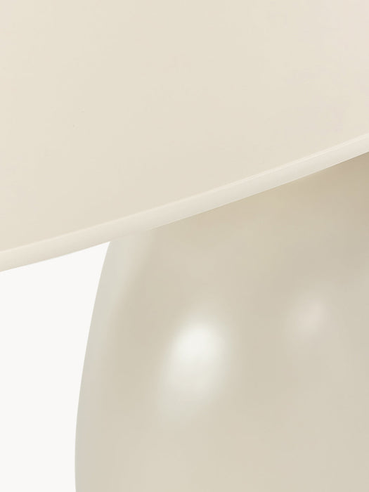 Sahra Oval Dining Table with Organic Design, 180 x 90 cm