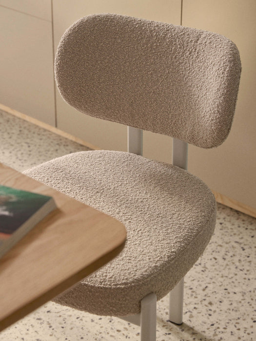 Upholstered Boucl Dining Chair Adrien