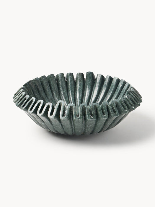 Santorini Handmade Decorative Marble Bowl, Ø 31 cm