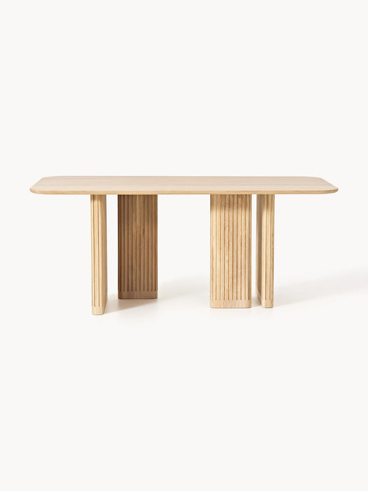 Jolka Oak Wood Dining Table, in various sizes