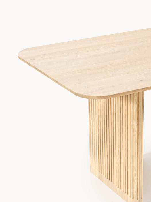 Jolka Oak Wood Dining Table, in various sizes