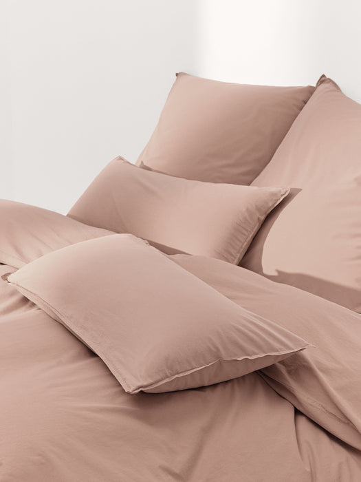 Washed Cotton Percale Duvet Cover Debbie