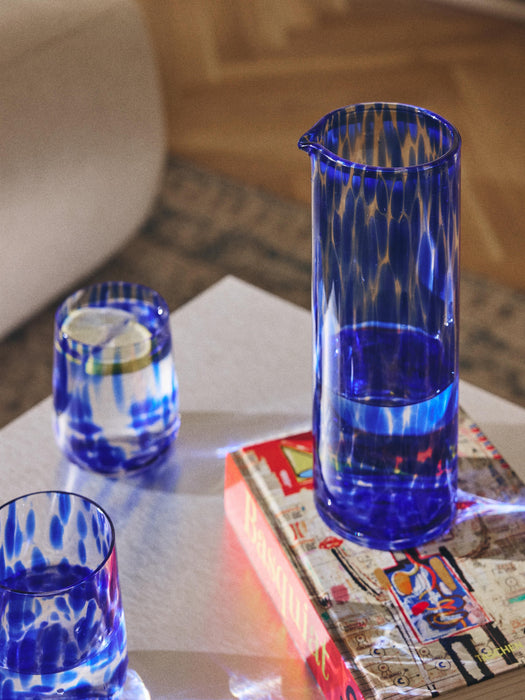 Handmade Speckled Glass Tumblers Oakley Set of 4