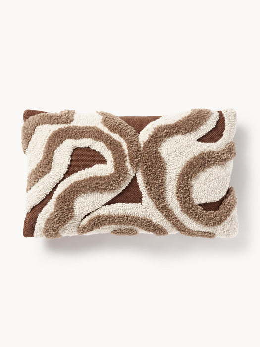 Jiri Hand-Tufted Cushion Cover with Tufted Design