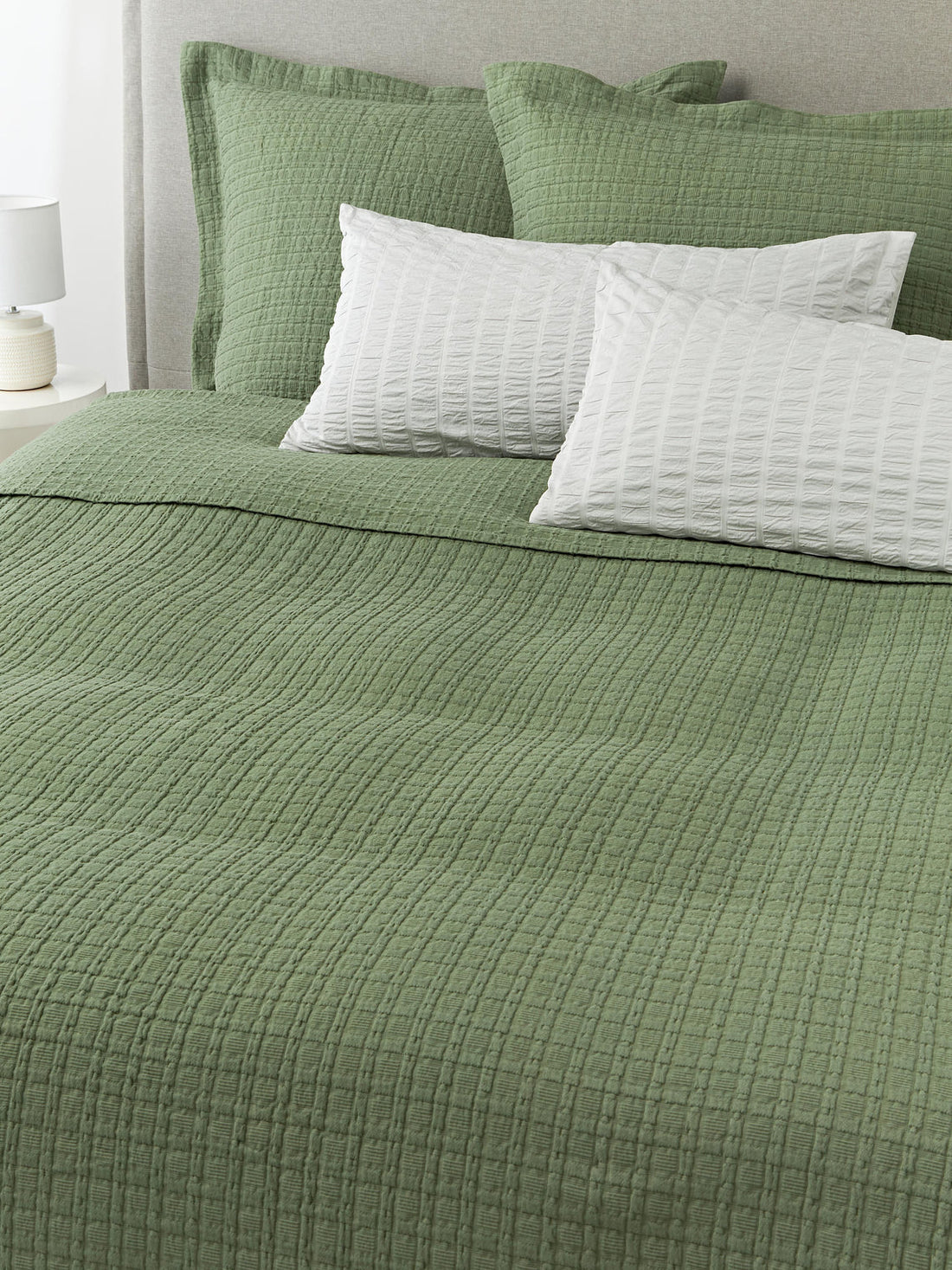 Orville Waffle Weave Bedspread