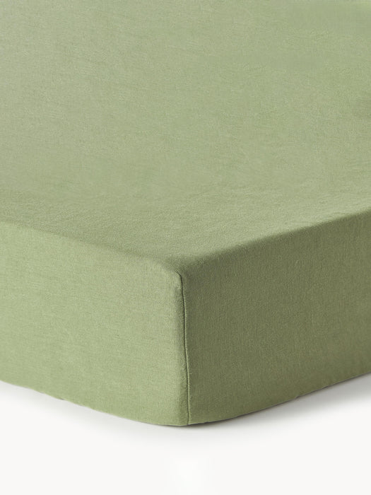 Topper Fitted Sheet Airy Washed Linen