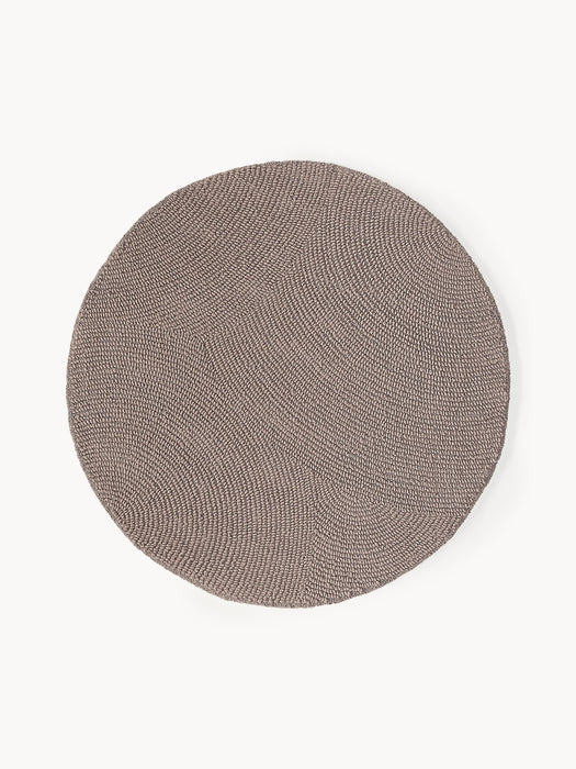 Round Hand-Tufted Wool Rug Eleni
