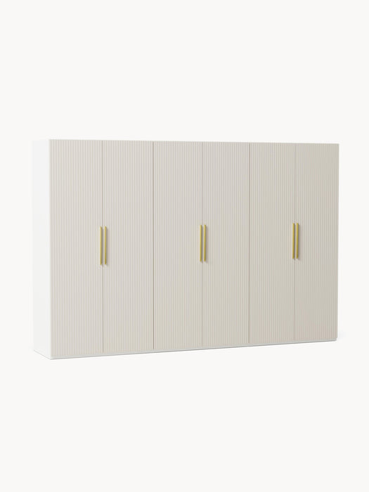 Modular Revolving Door Wardrobe Simone 300 cm Wide in various sizes