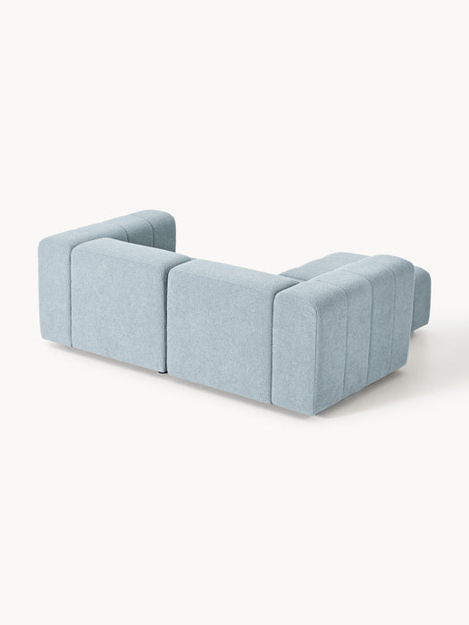 Boucl Modular Sofa Lena 2-seater with Ottoman leftright