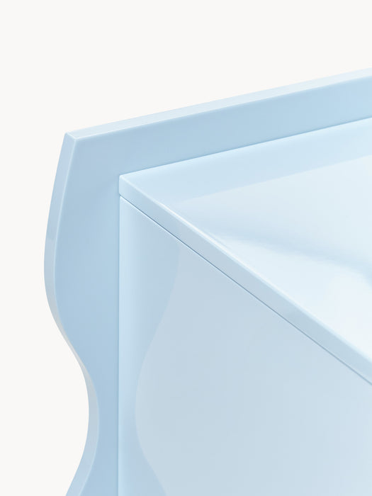 High-Gloss Bedside Table Emina