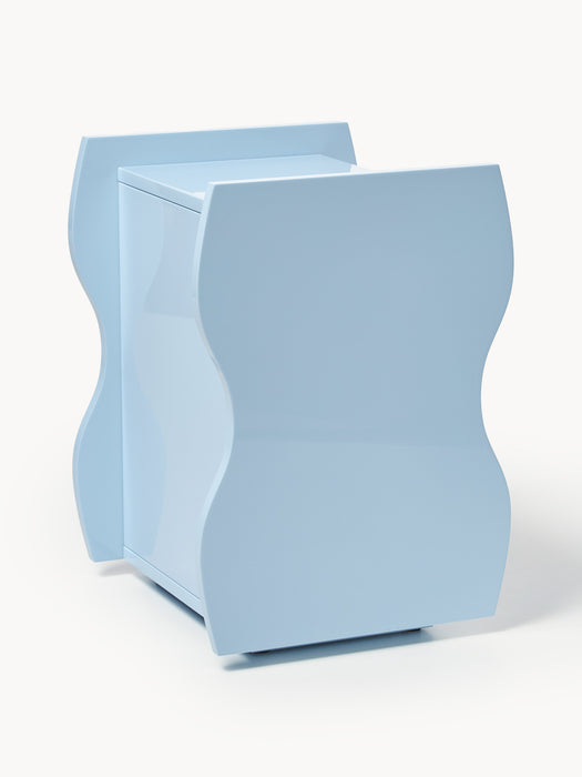 High-Gloss Bedside Table Emina