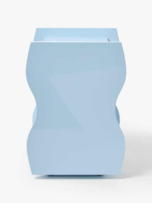 High-Gloss Bedside Table Emina