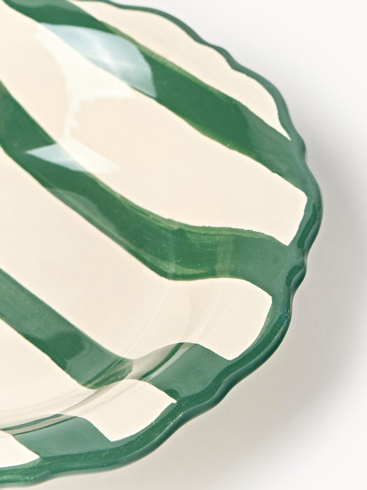 Hand-Painted Soup Plates Donald Set of 4