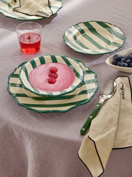 Hand-Painted Soup Plates Donald Set of 4